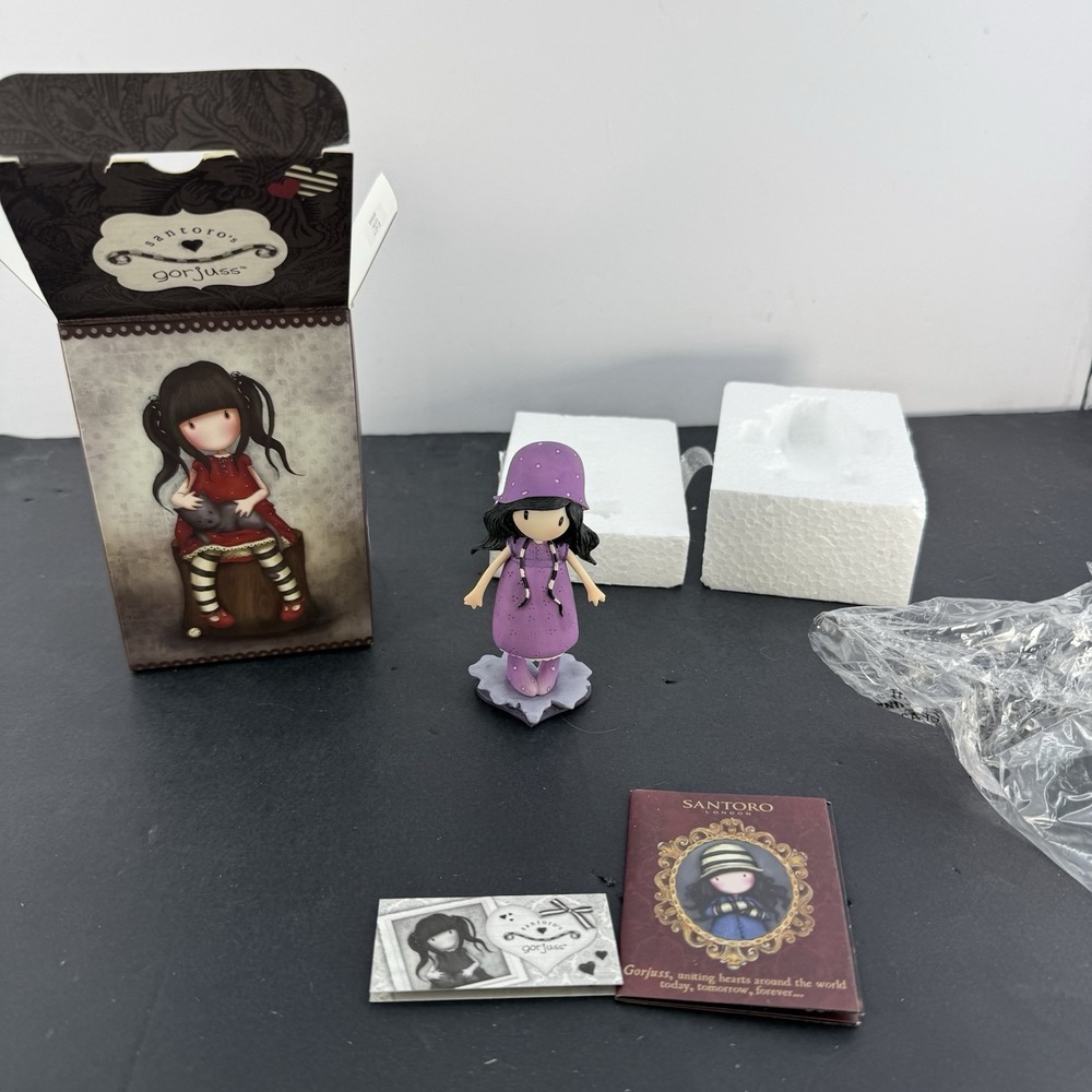 Santoro Gorjuss Rainy Daze Figurine A26471 with Box Complete In Box